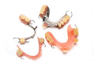 examples of partial dentures in San Juan Capistrano