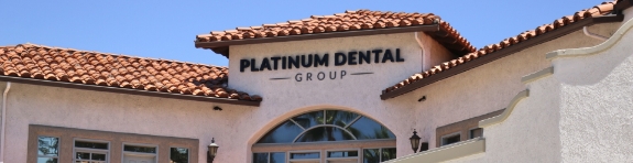 Outside view of Platinum Dental Group office building in San Juan Capistrano