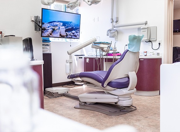 Dental treatment room in San Juan Capistrano