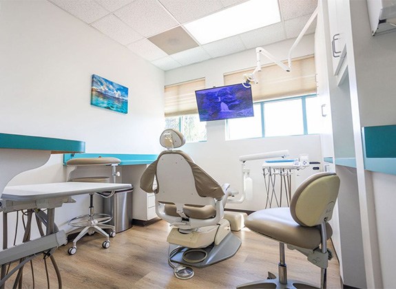 Dental treatment room in San Juan Capistrano