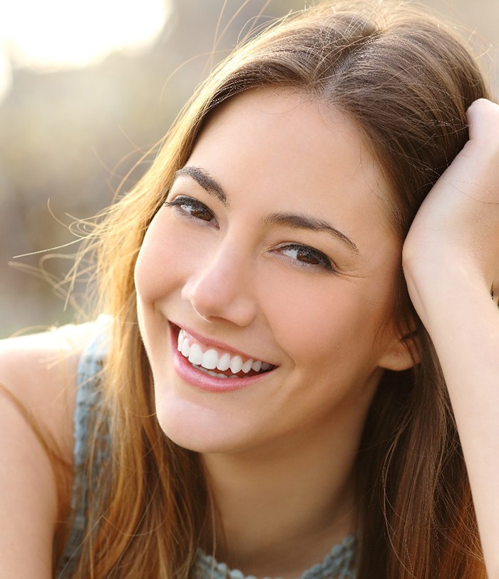 patient smiling after root canal therapy